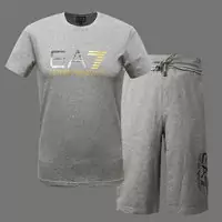 Trainingsanzug armain emporio mode hommes ea7 big logo discount 468 silver